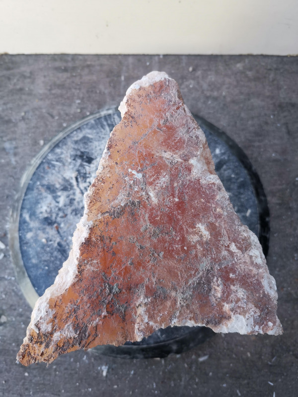Selenit; Heilstein; Einzelst�ck; aus Marokko; orange; 6,640 kg