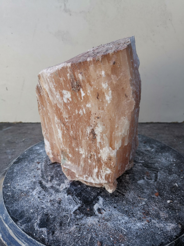 Selenit; Heilstein; Einzelst�ck; aus Marokko; orange; 5,810 kg