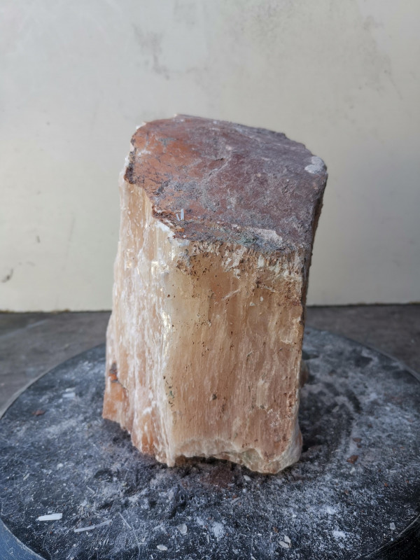 Selenit; Heilstein; Einzelst�ck; aus Marokko; orange; 5,810 kg