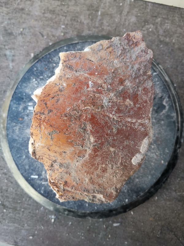 Selenit; Heilstein; Einzelst�ck; aus Marokko; orange; 5,810 kg