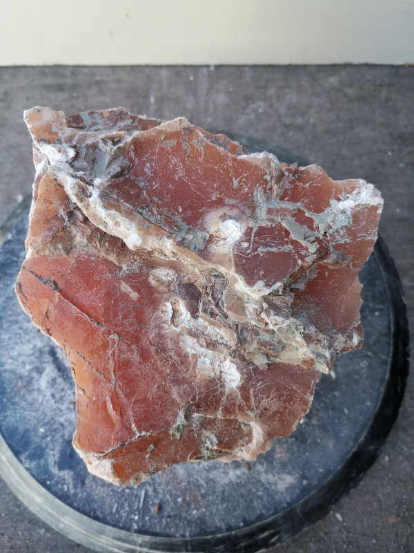 Selenit; Heilstein; Einzelst�ck; aus Marokko; orange; 5,810 kg