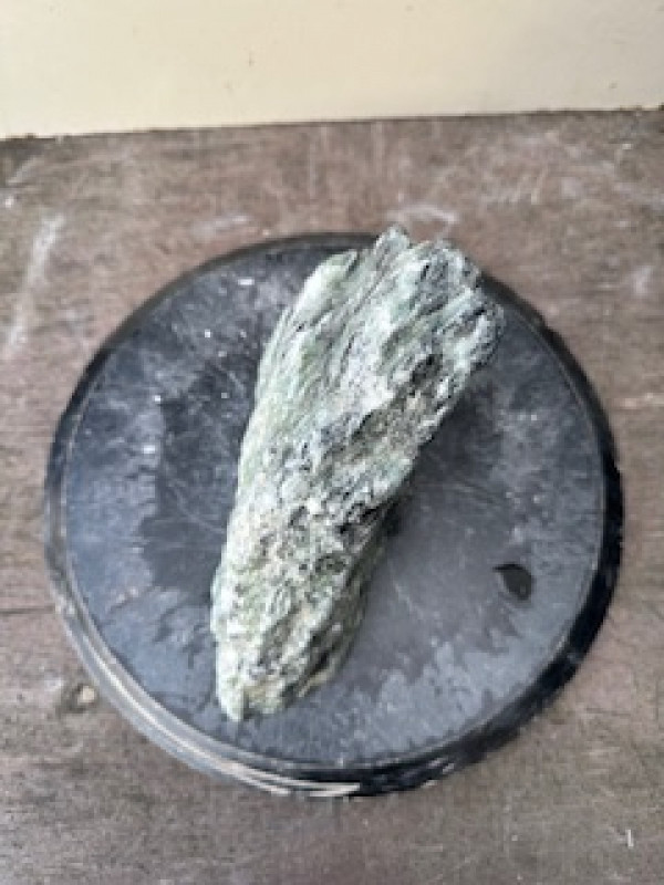Speckstein; Einzelst�ck; Indien; schwarz-t�rkis; 4,430 kg