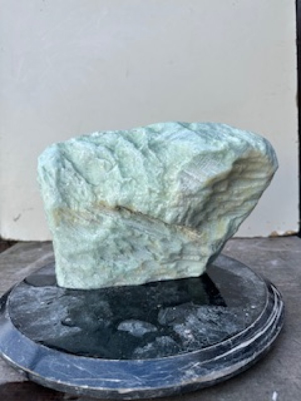 Speckstein; Einzelst�ck; Indien; gr�n Mix; 7,420 kg