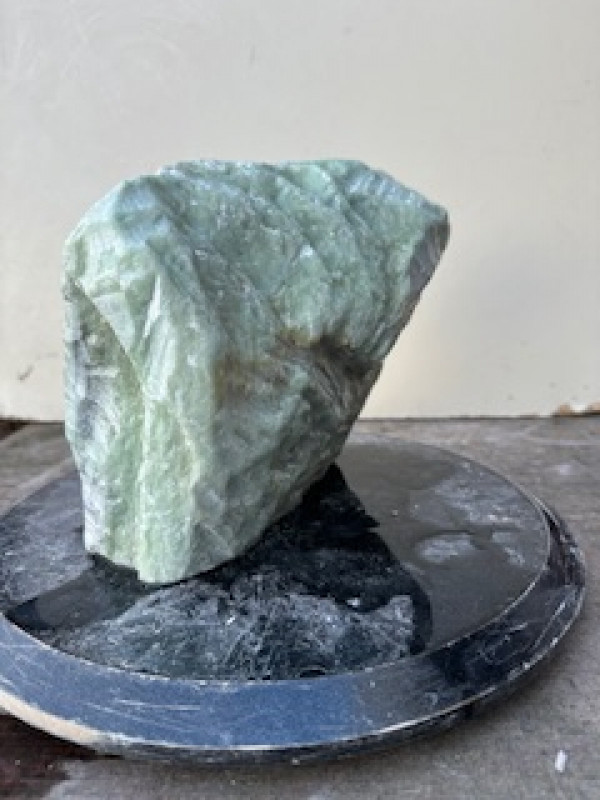 Speckstein; Einzelst�ck; Indien; gr�n Mix; 7,420 kg