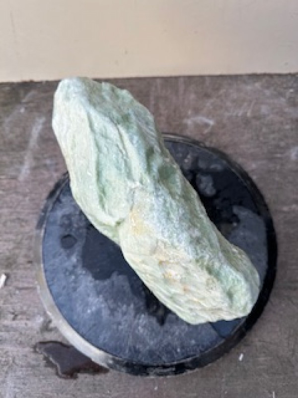 Speckstein; Einzelst�ck; Indien; gr�n Mix; 7,420 kg
