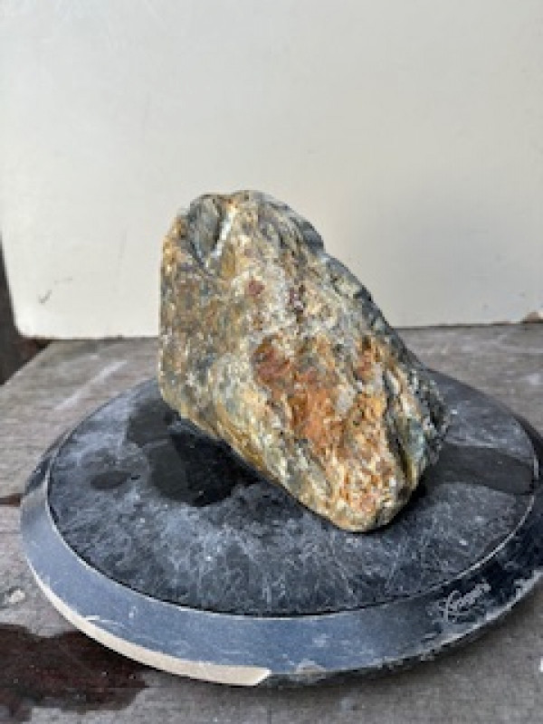 Speckstein; Einzelst�ck; Indien; dunkler Farbmix; 4,610 kg
