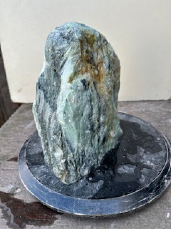 Speckstein; Einzelst�ck; Indien; t�rkis-schwarz; 8,510 kg
