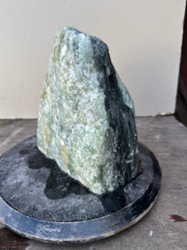 Speckstein; Einzelst�ck; Indien; t�rkis-schwarz; 8,510 kg