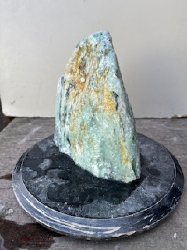 Speckstein; Einzelst�ck; Indien; t�rkis-schwarz; 8,510 kg
