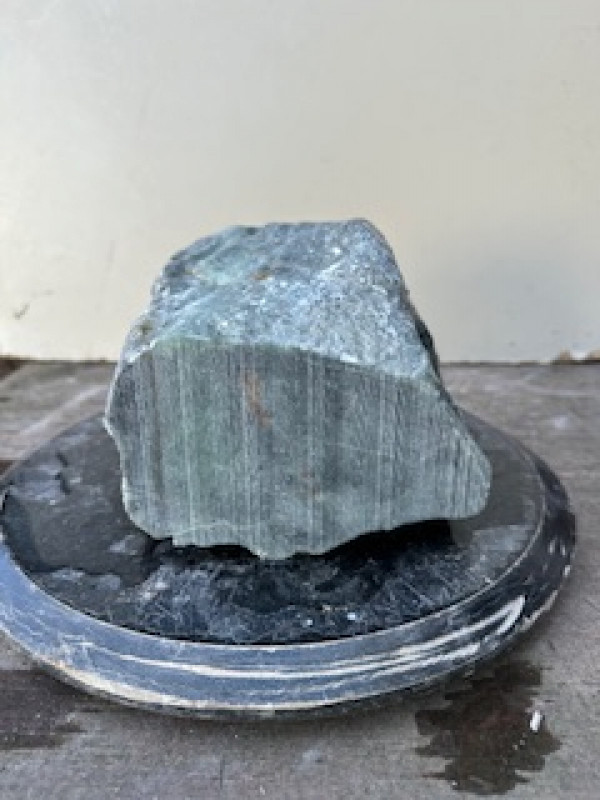 Speckstein; Einzelst�ck; Brasilien; Extragr�n; 8,370 kg
