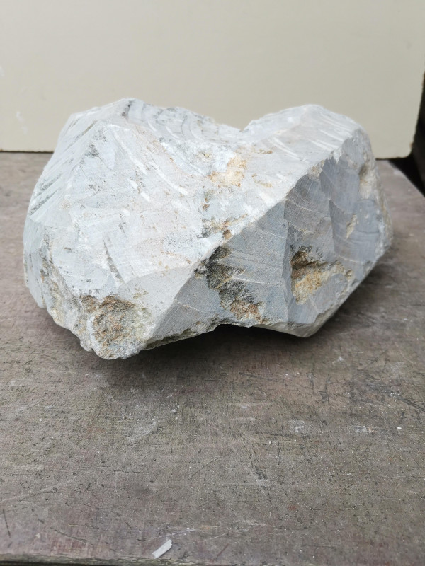 Speckstein; Einzelst�ck; Rohling; Herz; Brasilien; gr�n; 7,740 kg