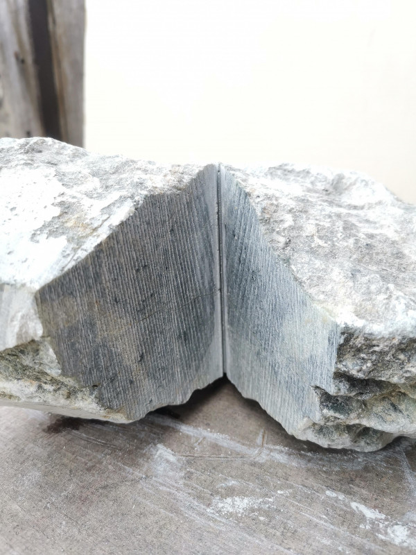 Speckstein; Einzelst�ck; Rohling; Herz; Brasilien; gr�n; 7,740 kg