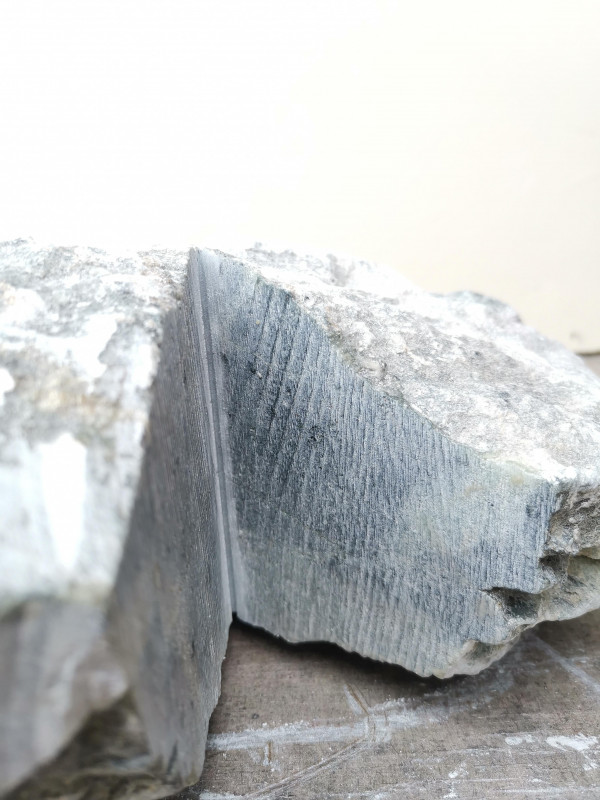Speckstein; Einzelst�ck; Rohling; Herz; Brasilien; gr�n; 7,740 kg