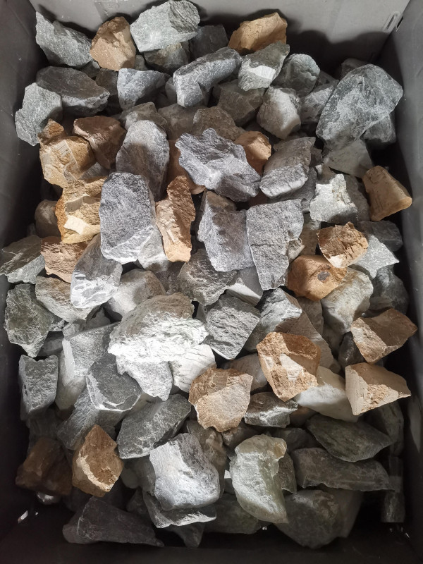 Speckstein; Sortiment; 300-700g; ungeschrupft; 5 kg