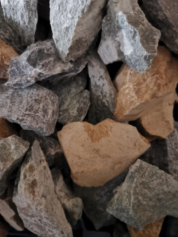 Speckstein; Sortiment; 100-300g; ungeschrumpft; insg. 5kg