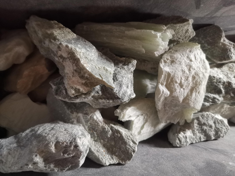 Speckstein; Sortiment; 100-300g; ungeschrumpft; insg. 5kg