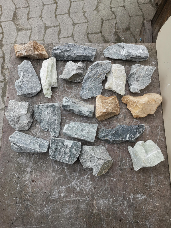 Speckstein; Einzelst�cke; 20 St�ck; 300-400g; insg. 6,850 kg