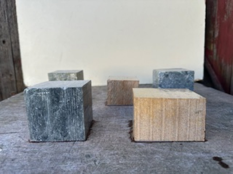 5 Speckstein; Rohlinge; �hnlich Gro�; zus. 5,550 kg