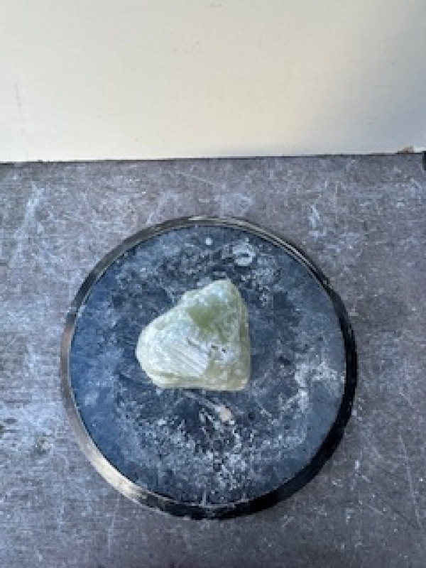 Speckstein; Einzelst�ck; Indien; hellgr�n; 2,880 kg