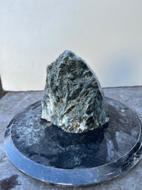 Speckstein; Einzelst�ck; Brasilien; Premiumgr�n; 3,700 kg