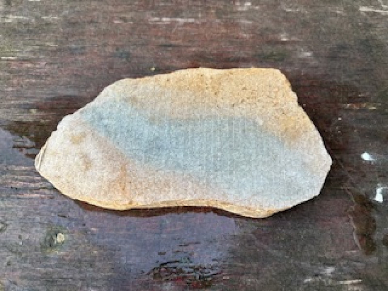 Speckstein; Scheiben; braun-gr�n; 3,020 kg