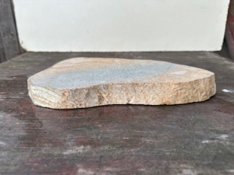 Speckstein; Scheiben; braun-gr�n; 3,020 kg