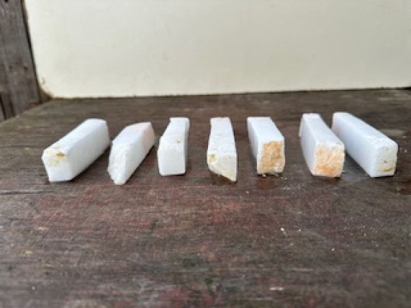 Alabaster; St�bchen; 7 St�ck; 0,610 kg