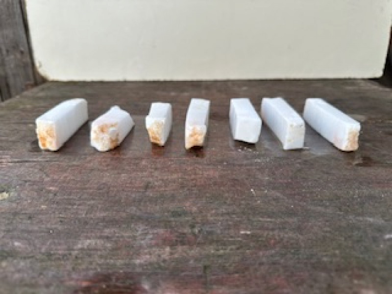 Alabaster; St�bchen; 7 St�ck; 0,610 kg