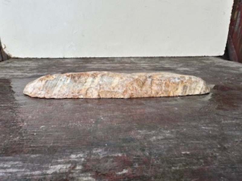 Speckstein; halb geschnitten; Farb-Mix; 0,790 kg