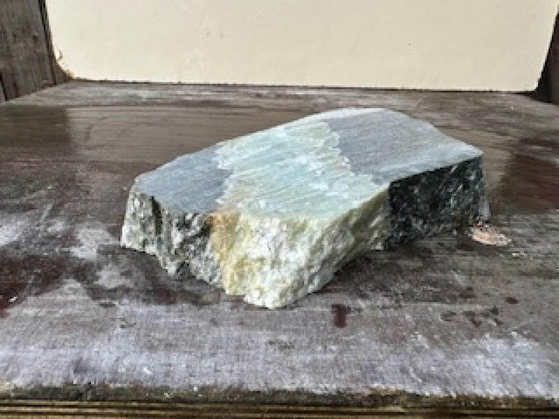 Speckstein; Einzelst�ck; Scheibe; Farb-Mix; 1,120 kg