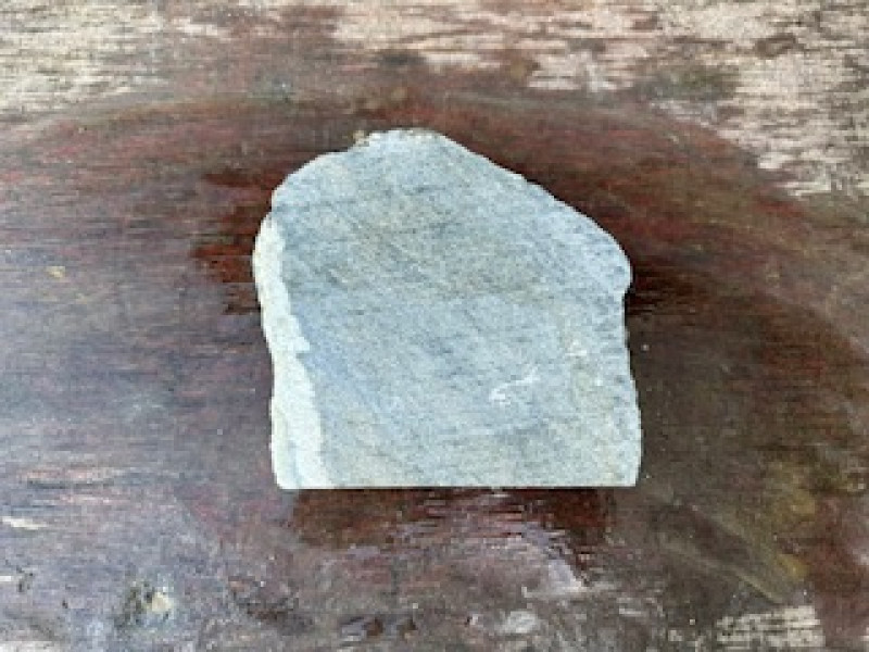 Speckstein; Einzelst�ck; Scheibe; gr�n; 1,870 kg