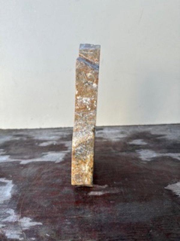 Speckstein; Scheibe; Einzelst�ck; Farb Mix; 1,480 kg