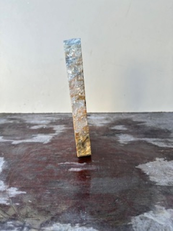 Speckstein; Scheibe; Einzelst�ck; Farb Mix; 1,480 kg