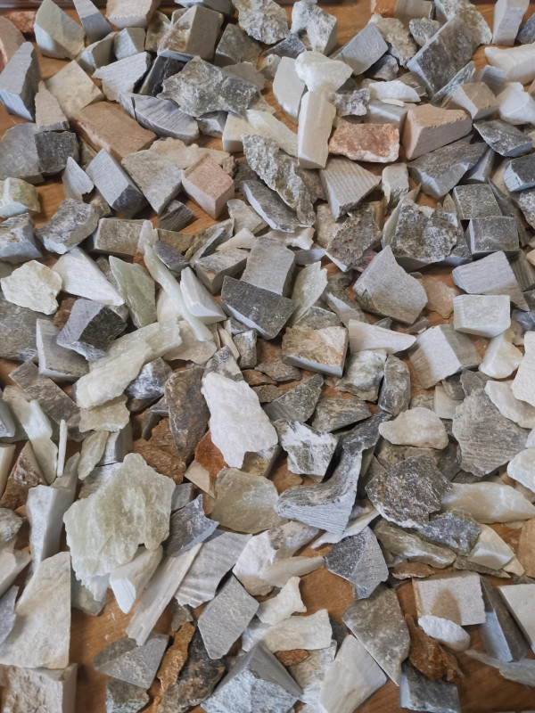 Speckstein-Splitterst�cke; 1 kg