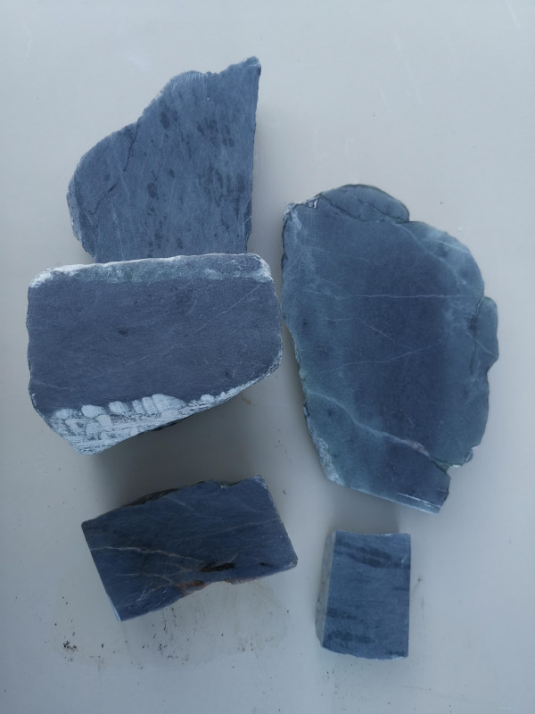 Speckstein; Brasilien; extra gr�n; 5 kg